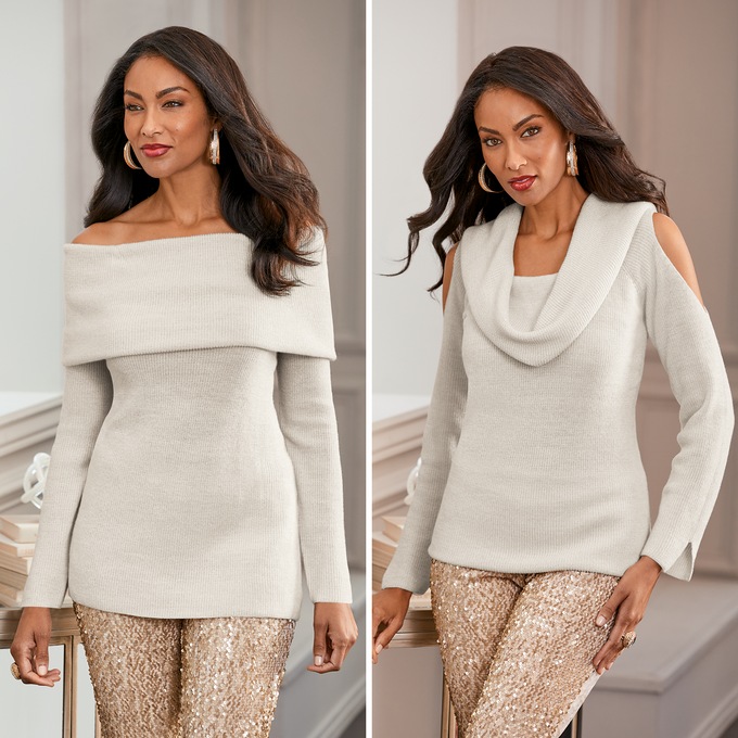 Elisa 2-Way Sweater, , large